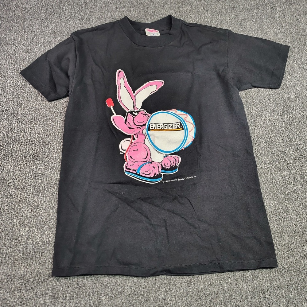 Vintage Energizer Bunny 1991 graphic T-shirt Medium USA MADE